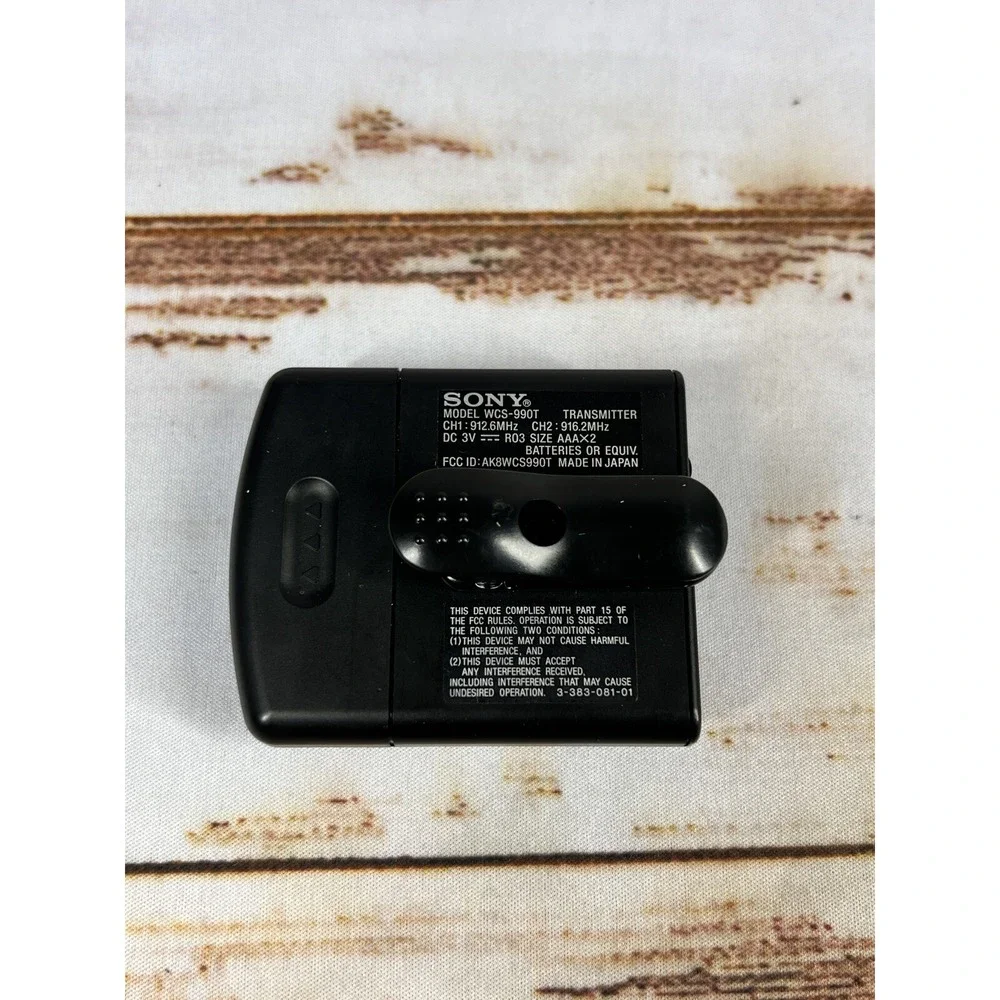 Sony wcs‑990 wireless